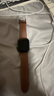 MSSM適用蘋果手表表帶apple iwatch愛馬仕款Swift小牛皮真皮表帶ultra/S10/9/8/7淺棕色·44/45/46/49mm 曬單實拍圖
