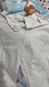 ELLE KIDS童裝 25春夏季女童不易掉色全棉闊腿親膚透氣直筒休閑刺繡牛仔褲 白色 165 （M） 曬單實(shí)拍圖