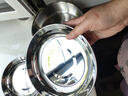 onlycook316不銹鋼盤子 食品級(jí)餐碟子 家用備菜盤 圓盤餐盤餐具 20cm 曬單實(shí)拍圖