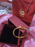 中國黃金（CHINA GOLD）盤(pán)纏金黃金轉運珠足金碎金幾兩三角碎金子隔片DIY配件生日禮物 【古法碎金子】約0.03g-約4mm 六顆碎金子 無(wú)繩 曬單實(shí)拍圖