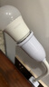 飛利浦（PHILIPS） led節(jié)能燈泡插座燈泡床頭燈插電帶開關(guān)可調(diào)角度超亮小夜燈插頭燈 5w燈泡+送萬向開關(guān)燈頭 白光6500K 二插 曬單實(shí)拍圖
