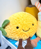 Jellycat趣味檸檬毛絨玩偶玩偶潮流水果毛絨玩偶娃娃生日七夕情人節(jié)禮物 趣味檸檬 H12 X W18 CM 曬單實(shí)拍圖