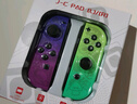 京東快遞包郵switch游戲手柄適用于任天堂JOYCON手柄體感震動(dòng)雙人成行NS即插即用Switch2手柄OLED 【淡雅紫綠+手繩】支持體感/原裝健身環(huán)*帶NFC 曬單實(shí)拍圖