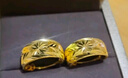 周六福足金999簡(jiǎn)約黃金耳環(huán)女送媽媽耳飾計價(jià)AA090834 一對 約3.67g  曬單實(shí)拍圖