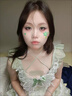 閃動少女（SHANDONGSHAONV）洛麗塔白綠蝴蝶夏日感小清新Lolita公主少女生日短裙 【 蝴蝶裙不帶拖尾】 S 曬單實拍圖