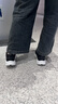 特步 XTEP鞋子女學(xué)生初中學(xué)生運動(dòng)鞋女鞋青少年鞋12-16歲體育體測軍訓跑鞋 黑 37 曬單實(shí)拍圖