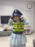 ONEVAN兒童警察玩具套裝黑貓交警警長(cháng)帽子男孩特種兵演出服裝備玩具槍 小警察玩具全套（對講機可通話(huà)） 3-6歲 曬單實(shí)拍圖