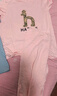 HAZZYS哈吉斯品牌童裝男女童家居服夏新品兒童彈力涼爽圓領家居服套裝 粉艾爾 145 曬單實拍圖