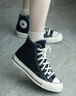 匡威（Converse）官方All Star Lift女高幫帆布經(jīng)典厚底鞋黑色560845C 560845C/黑色 36.5 曬單實(shí)拍圖