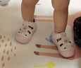 泰蘭尼斯夏季涼鞋軟底寶寶鞋透氣新生嬰兒鞋防滑關(guān)鍵鞋白/粉17 曬單實(shí)拍圖