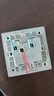 羅格朗（LEGRAND）開關(guān)插座面板 簡悅系列深砂銀色 86型墻壁插座 二開單控開關(guān) 曬單實(shí)拍圖