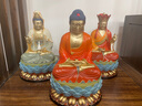 御時居黃銅擺件娑婆三圣之觀音客廳擺件家居佛像裝飾品供奉家用 《娑婆三圣之觀音》 曬單實拍圖