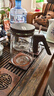 頂壺（DESKPOT）無桿玻璃內(nèi)膽飄逸杯磁吸泡茶壺茶水分離懶人泡茶神器耐高溫沖茶壺 磁吸滑動泡茶壺【短嘴款】+4杯 曬單實拍圖