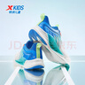 特步（XTEP）【氫風(fēng)8.0】?jì)和行⊥笟庑D扣跑鞋 果凍綠/極光綠 32 曬單實(shí)拍圖