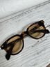 MOSCOT LEMTOSH太陽鏡男士 復(fù)古玳瑁色粗厚框眼鏡 歐美淺茶色偏光豹紋小臉墨鏡女 玳瑁色框+偏光淺茶色鏡片 曬單實(shí)拍圖