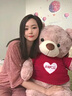 RWTW毛絨玩具超大號泰迪熊公仔玩偶抱抱熊女孩陪送女朋友生日禮物 深棕色-藍白條紋衣服 全長(cháng)1.4米-直角量1.6米 曬單實(shí)拍圖