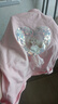 迪士尼兒童短袖T恤夏季泡泡袖衣服女童2025夏裝女孩PBZPL1022 粉  110 曬單實(shí)拍圖