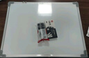 得力(deli)90*60cm懸掛白板 白板寫字板 黑板 磁性懸掛式小白板 實心纖維板芯黑板 教學家用白板 92608 曬單實拍圖