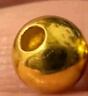 縱橫金業(yè)足金999   黃金轉(zhuǎn)運(yùn)珠 金珠子  1克 單顆 頂珠 散珠 手串diy 1克  轉(zhuǎn)運(yùn)珠 曬單實拍圖