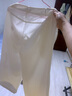 百圖betu女裝2025夏季新款休閑抗皺免燙慵懶風(fēng)九分闊腿褲褲子2505T60 白色 M 曬單實(shí)拍圖