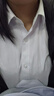 匆蒙白襯衫女簡(jiǎn)約長(cháng)袖內搭女職業(yè)裝春夏商務(wù)休閑免燙職場(chǎng)通勤面試正裝 曬單實(shí)拍圖