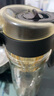 富光一鍵彈蓋磁彈泡茶杯PPSU茶水分離杯塑料水杯子茶杯男士黑色 曬單實(shí)拍圖