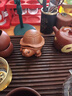 潮思匯陶瓷紫砂烏龜茶寵精品辦公室公道杯一體茶漏茶桌可養(yǎng)小烏龜擺件 紫砂小烏龜茶濾組 曬單實(shí)拍圖