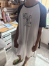 A 21 FUNB男童莫代爾睡裙兒童割包皮術(shù)后專用衣服冰絲男孩睡衣中大童睡袍 白色恐龍A 170 (165-170cm)(111-130 曬單實(shí)拍圖