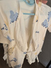 婧麒（JOYNCLEON）嬰兒連體衣春秋無(wú)骨衣服春裝空調服純棉春款長(cháng)袖和尚服外出服 動(dòng)物園 59cm 曬單實(shí)拍圖