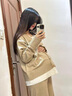 苒琦媽咪孕婦春秋季套裝2025新款時(shí)尚秋冬裝休閑假兩件針織毛衣秋款兩件套 卡其 L 曬單實(shí)拍圖