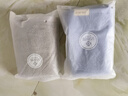 潔麗雅（Grace）新疆長絨棉毛巾2條裝 家用柔軟純棉吸水洗臉面巾 60*30cm 蘭+米 曬單實拍圖