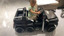 好孩智兒童電動車可坐大人六輪雙人遙控車親子越野玩具車6歲小孩寶寶禮 黑色/六驅(qū)雙電池+全功能+耐磨輪 曬單實拍圖