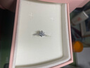 IDC人工培育鉆石18K金鉆戒女結(jié)婚pt950鉑金1克拉戒指 七夕情人節(jié)禮物 PT950鉑金【D/VVS上海IGI證書】 1克拉【重金版】 曬單實(shí)拍圖