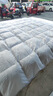 無(wú)印良品全棉大提花羽絨被被殼專(zhuān)用自充絨半成品純棉雙層被套內膽套防鉆絨 全棉雙層大提花-灰色【送充絨工具】 160*210cm【被套單件】 曬單實(shí)拍圖