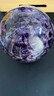 福光普照天然紫水晶球紫氣東來(lái)客廳擺件辦公室真紫晶紫色玻璃 【高透K9】紫色水晶球6cm【木質(zhì)底座】 曬單實(shí)拍圖