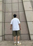 NASAWASSUP官方聯(lián)名工裝短褲男潮流美式寬松五分褲休閑褲夏季褲子男生直 軍綠色DK33-HMFS XL 【建議120斤-140斤】 曬單實(shí)拍圖