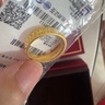 周大生黃金戒指足金卷草紋祥云戒指典雅送老婆送媽媽送父母生日禮物女 金重約10.3g 曬單實(shí)拍圖