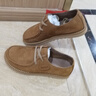 雅格獅丹（Aquascutum）男鞋夏季2025新款商務(wù)休閑皮鞋男士真皮工裝鞋 黃棕 【英國(guó)百年品牌】 41 -適合運(yùn)動(dòng)鞋42碼 曬單實(shí)拍圖