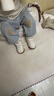 泰蘭尼斯秋冬新款學(xué)步鞋童鞋女童軟底機能鞋男童包頭寶寶鞋網(wǎng)面透氣面包鞋 白-藍 春秋-超纖 23 內長(cháng)15cm 腳長(cháng)14.0cm 曬單實(shí)拍圖