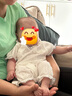 乖奇熊嬰兒短袖連體衣夏季薄款女寶寶睡衣居家服彈力可愛哈衣爬服 曬單實拍圖