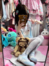 鉑吶苓呆毛發(fā)夾女可愛(ài)呆萌假發(fā)包動(dòng)漫畫(huà)cos假發(fā)小辮子側邊劉海鴨嘴夾 呆毛發(fā)夾-棕黑色 曬單實(shí)拍圖