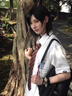 古由卡（GUUKA）matsui潮牌純白色襯衫男士薄外套短袖夏季襯衣寬松情侶裝山本簡(jiǎn)約 白色 M 曬單實(shí)拍圖