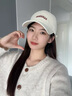 TUTORGOOSE韓版復古簡(jiǎn)約字母刺繡棒球帽女秋季新款軟頂百搭顯瘦鴨舌帽男女 卡其色 均碼 可調節 曬單實(shí)拍圖