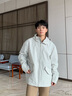 Calvin KleinJeans25早秋新款男士戶外潮流ck休閑跑步運(yùn)動(dòng)連帽外套4RC506G PDJ-玄月灰 L 曬單實(shí)拍圖
