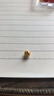 中國黃金（CHINA GOLD）金錢珠黃金轉運珠999足金DIY串珠配件七夕情人節(jié)禮物送男女朋友 足金金錢珠約0.1g【單轉運珠】【紀念品】 曬單實拍圖