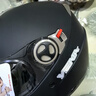 野馬（YEMA）3C認證828S摩托車(chē)頭盔男全盔冬季雙鏡片機車(chē)安全帽 四季通用 均碼 亞黑+防霧貼片 曬單實(shí)拍圖