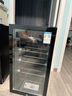 新飛（frestec）冰吧冷藏柜 歐式恒溫紅酒柜酒店家用電冰箱迷你小型單門辦公室保鮮展示留樣茶葉飲料藥品柜 118升黑內(nèi)膽【冷藏+微冷凍+帶燈+帶鎖】 曬單實拍圖
