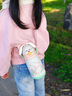 cica保溫杯嬰幼兒童1-3歲學(xué)飲寶寶吸管杯316L不銹鋼保溫奶瓶直飲水壺 乖乖兔440ml（送直通吸管+背帶） 曬單實(shí)拍圖