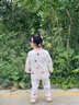 巴帝巴帝秋冬新款純棉嬰幼兒男女童家居服套裝空調(diào)服 漿果小兔 90 曬單實(shí)拍圖
