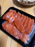 國產(chǎn)新疆冰鮮三文魚刺身中段生吃正宗日料三文魚鮮切塊壽司生魚片 無皮無刺400g*2盒【附芥末醬油】 曬單實拍圖